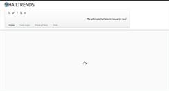 Desktop Screenshot of hailtrends.com