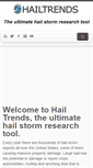 Mobile Screenshot of hailtrends.com